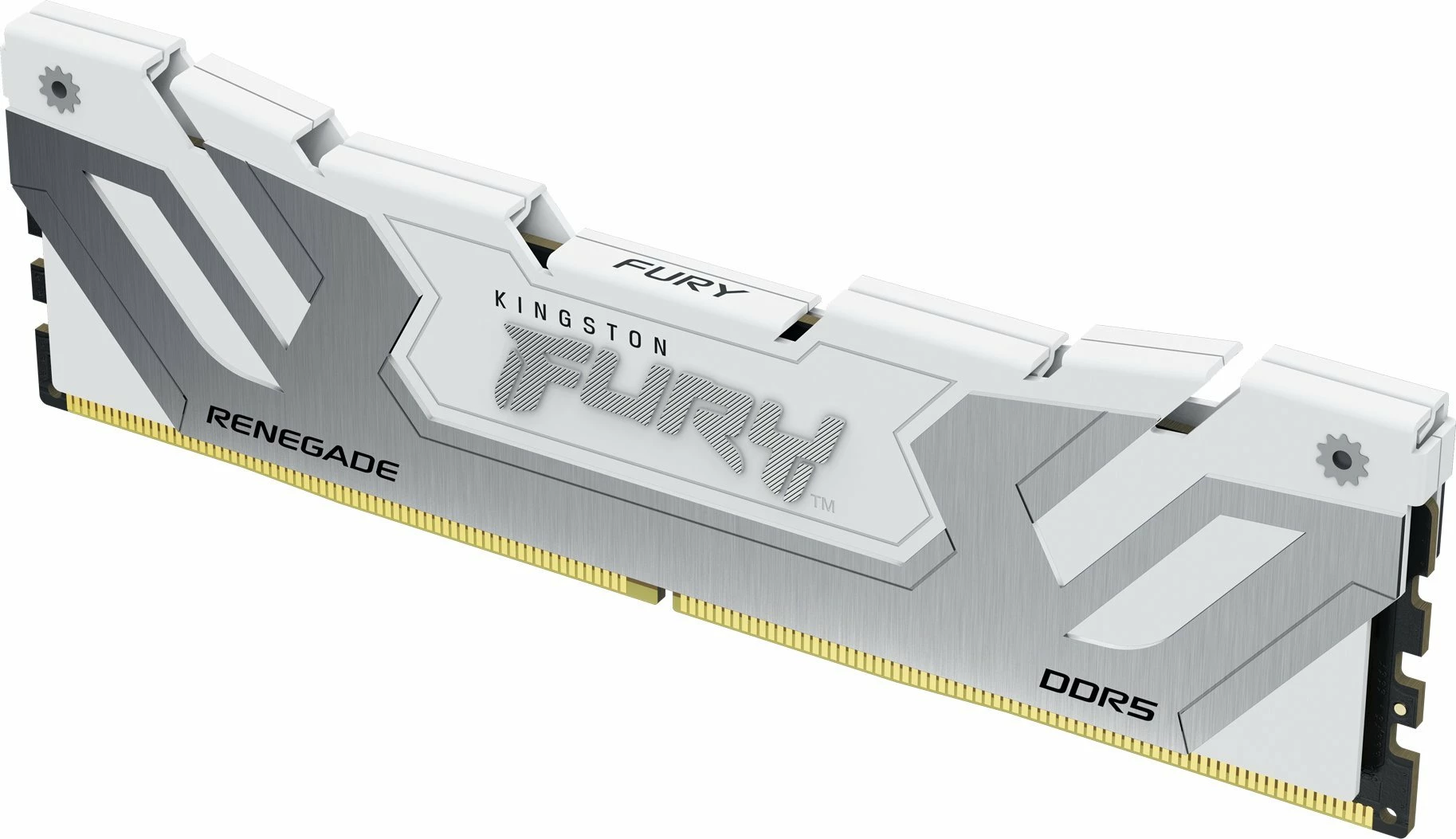 RAM Memorje Kingston Fury Renegade KF584CU40RW-24 DDR5 24GB 8400MHz CL40 CUDIMM, silver/bardhë, 1 modul