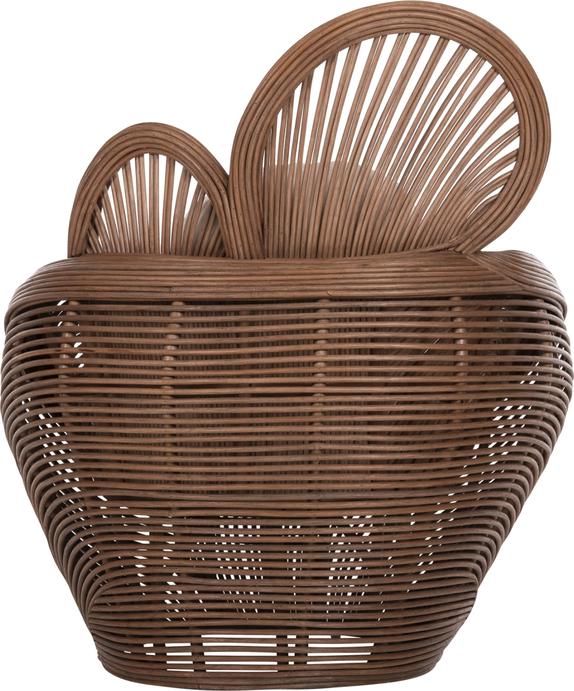 Karrige CIRCE FH9883, ratan kafe, jastëk ecru, 100x74x112.5H cm