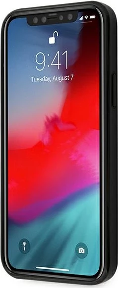 Mbështjellës Ferrari On Track Real Carbon për iPhone 12 mini, 5.4", i zi, hardcase