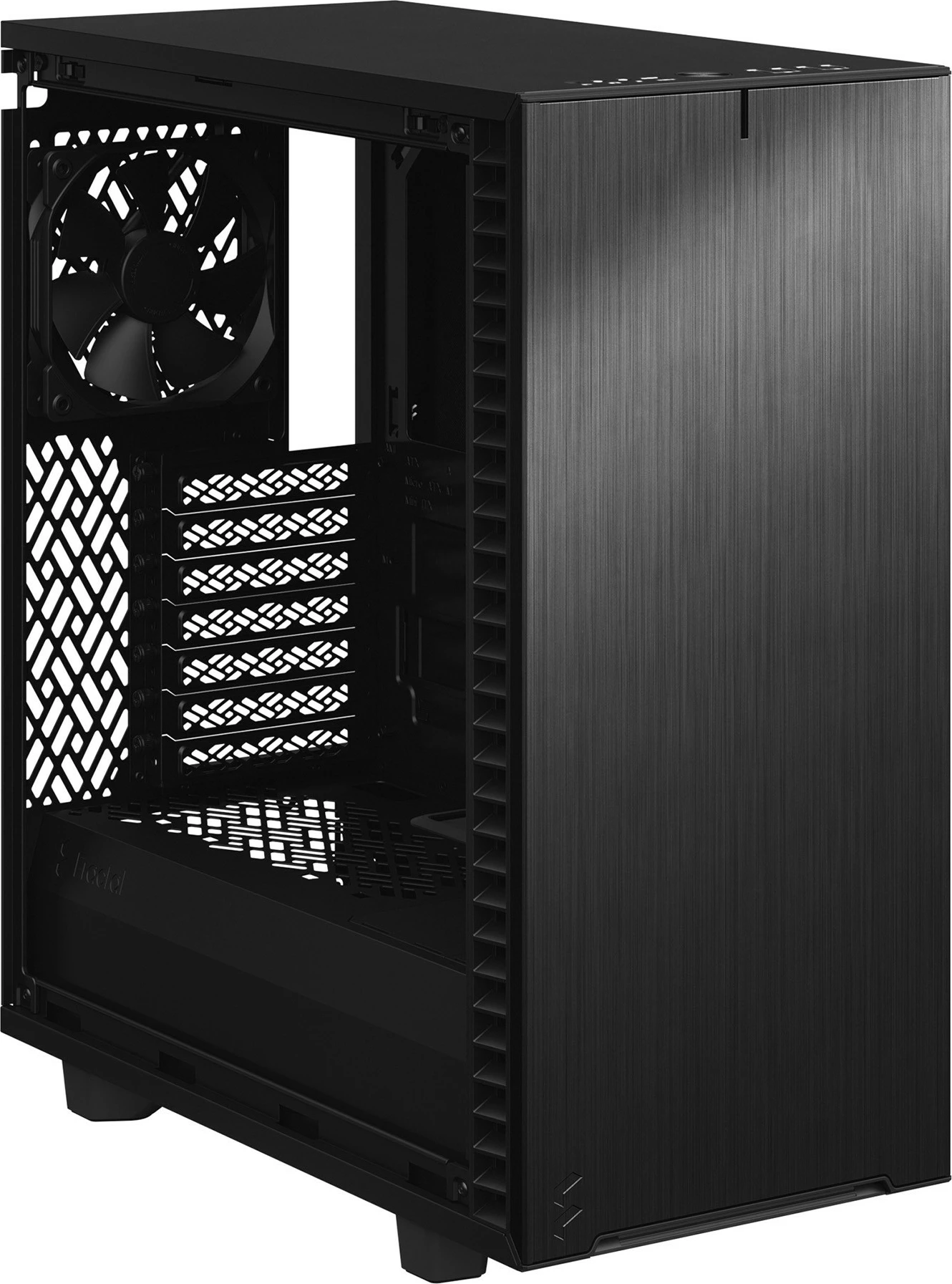 Kasë Fractal Design Define 7 Compact, Midi Tower, ATX, micro ATX, Micro-ITX, e zezë