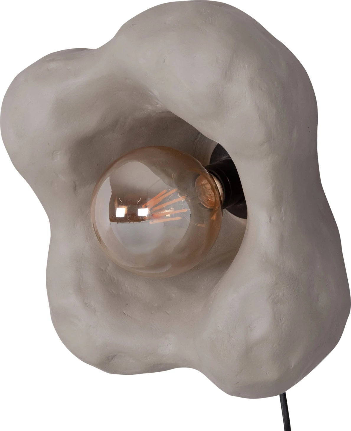 Aplik muri LUXON, fibër-cement, ngjyrë gri, FH4701.03M, 28x15x28cm