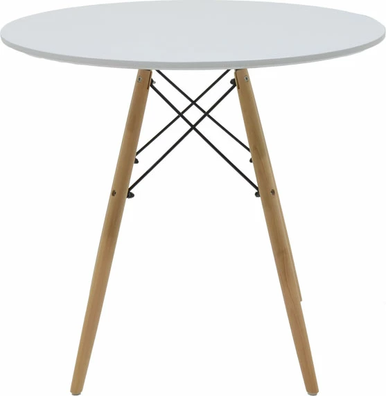 Tavolinë me karrige, ngjyrë gri-bardhë-natyrale,, D80x73cm