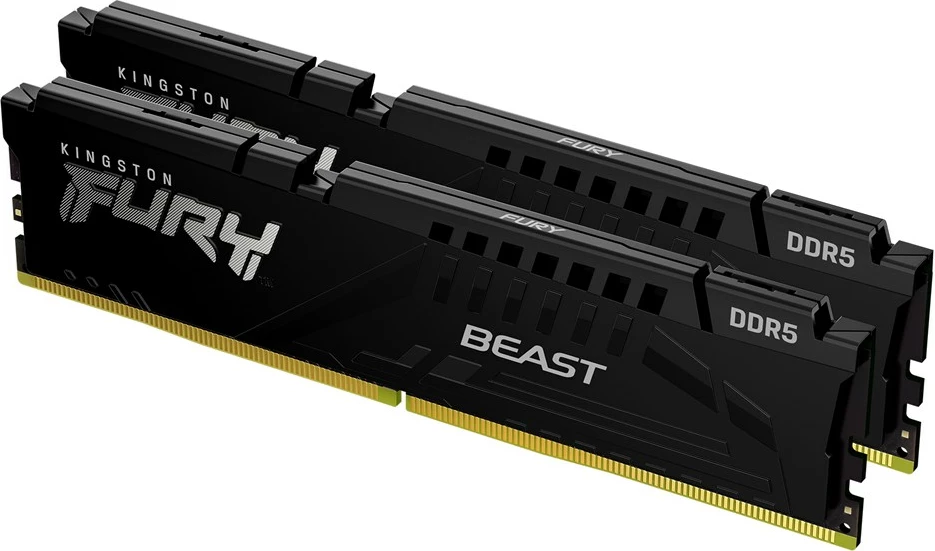 RAM Memorje Kingston Fury Beast DDR5 2x16GB 5200Mhz CL40, e zezë