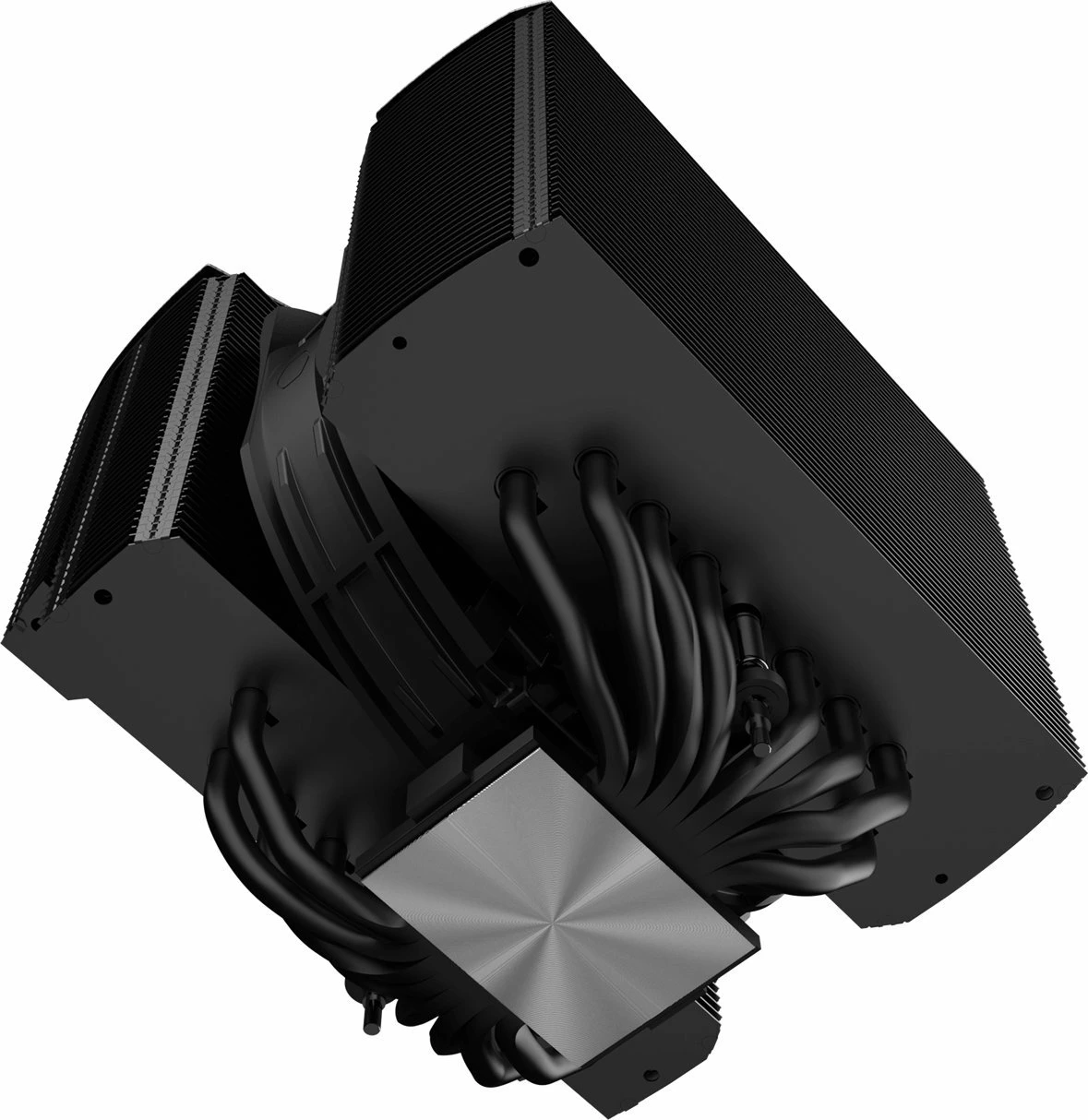 Ftohës procesori Cooler Master MasterAir MA824 Stealth (MAM-D8PN-318PK-R1) dual-tower, 2 ventilatorë 120/135 mm, TDP 280 W, Black