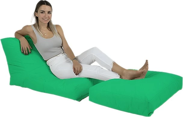 Jastëk kopshti për relaks, ngjyrë e gjelbër, Atelier del Sofa, Siesta Sofa Bed Pouf
