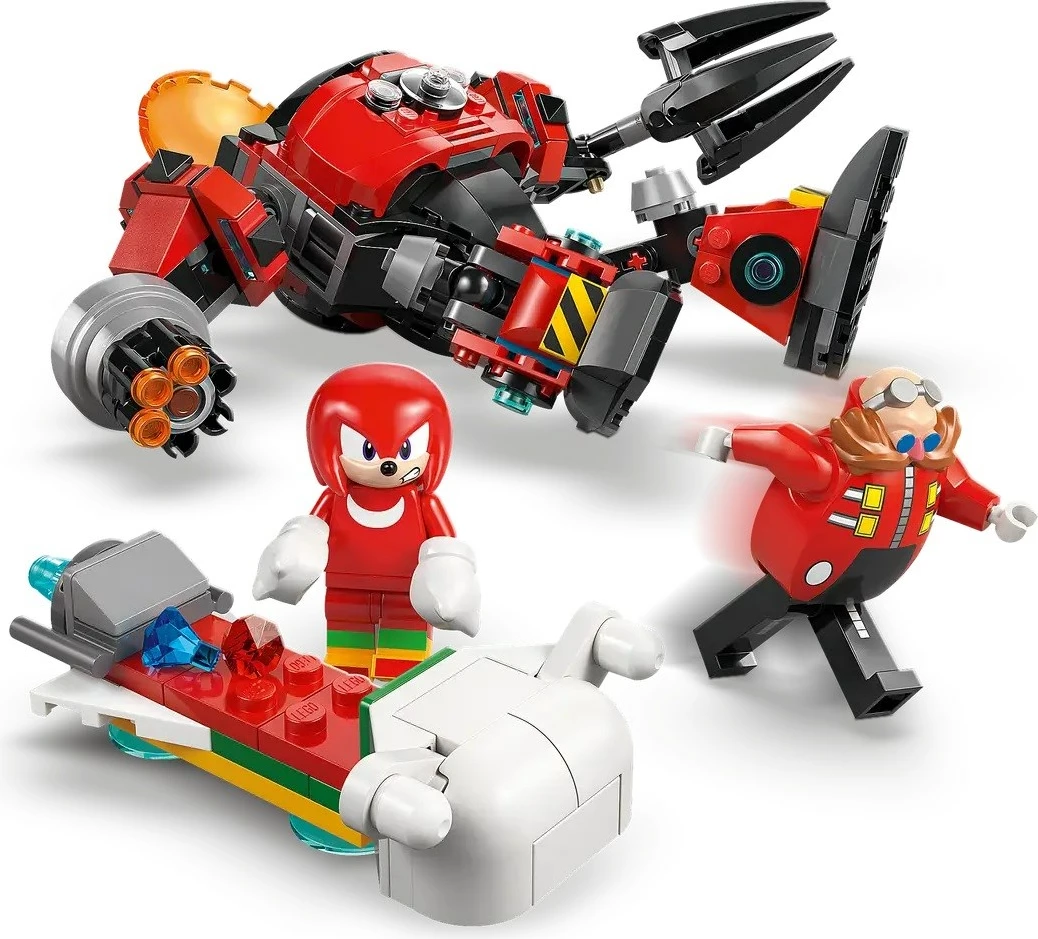 Set LEGO Sonic the Hedgehog 77005 Knuckles vs. Dr. Eggman Egg Crusher Mech, 350 pjesë
