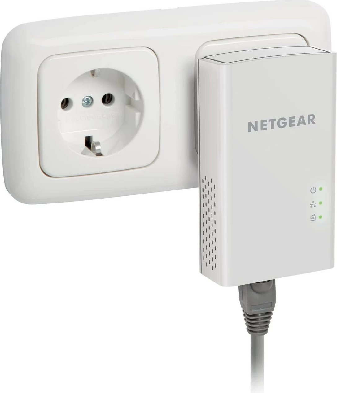 Adapter PowerLINE WiFi NETGEAR PLW1000, 1000 Mbps, e bardhë