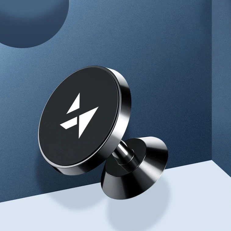 Mbajtës magnetik për telefon Wozinsky WMH-05, për makinë, i zi