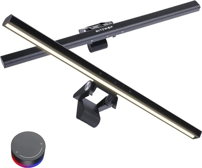 Llambë për monitor BlitzWolf BW-CML6, LED + RGB, kontroll me prekje dhe telekomandë, e zezë