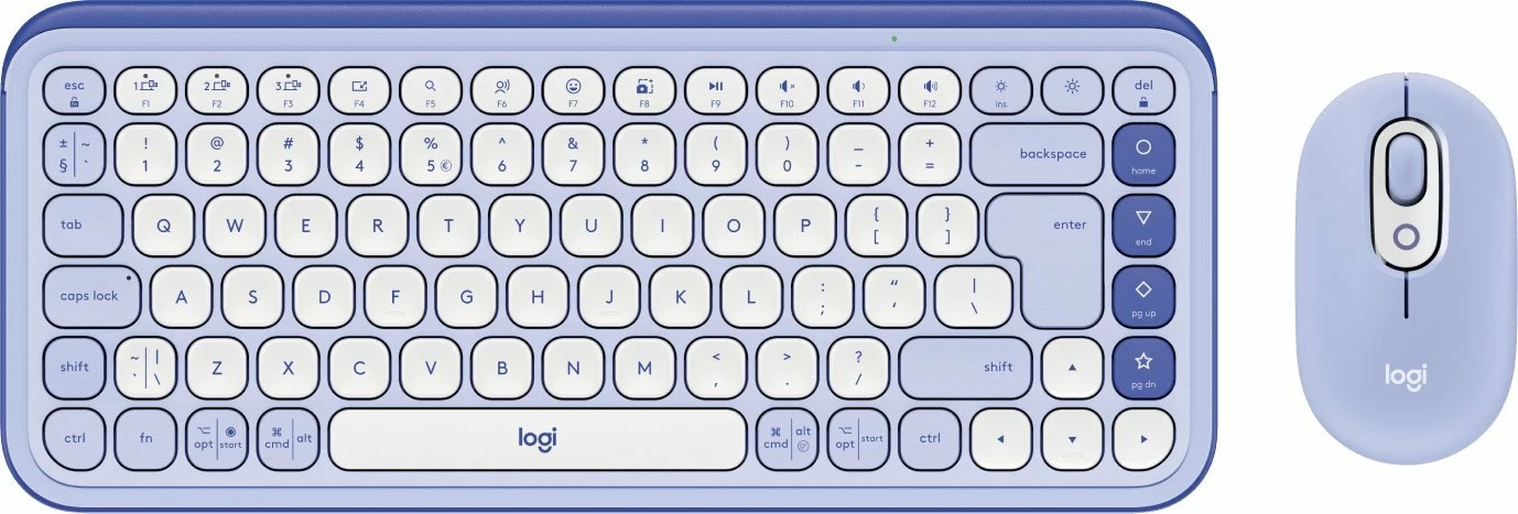 Set tastierë + Maus Logitech POP Icon Combo 920-013078, Bluetooth, US INTL, pa numpad, vjollcë