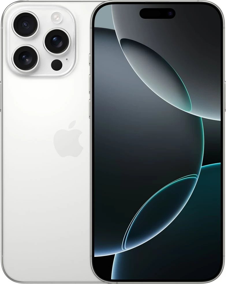 Apple iPhone 16 Pro Max, 6.9", 256GB, white titanium