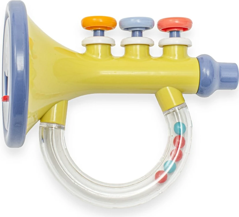 Lodër zhurmuese për bebe (rattle), Baby Mix, Baby Rattle Tube, plastikë, 21x14 cm, blu