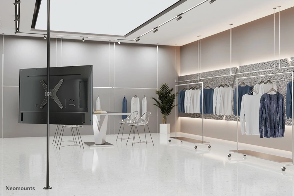 Mbajtëse TV Neomounts FL40-430BL14, pole mount, 32-55 inç, çelik, e zezë