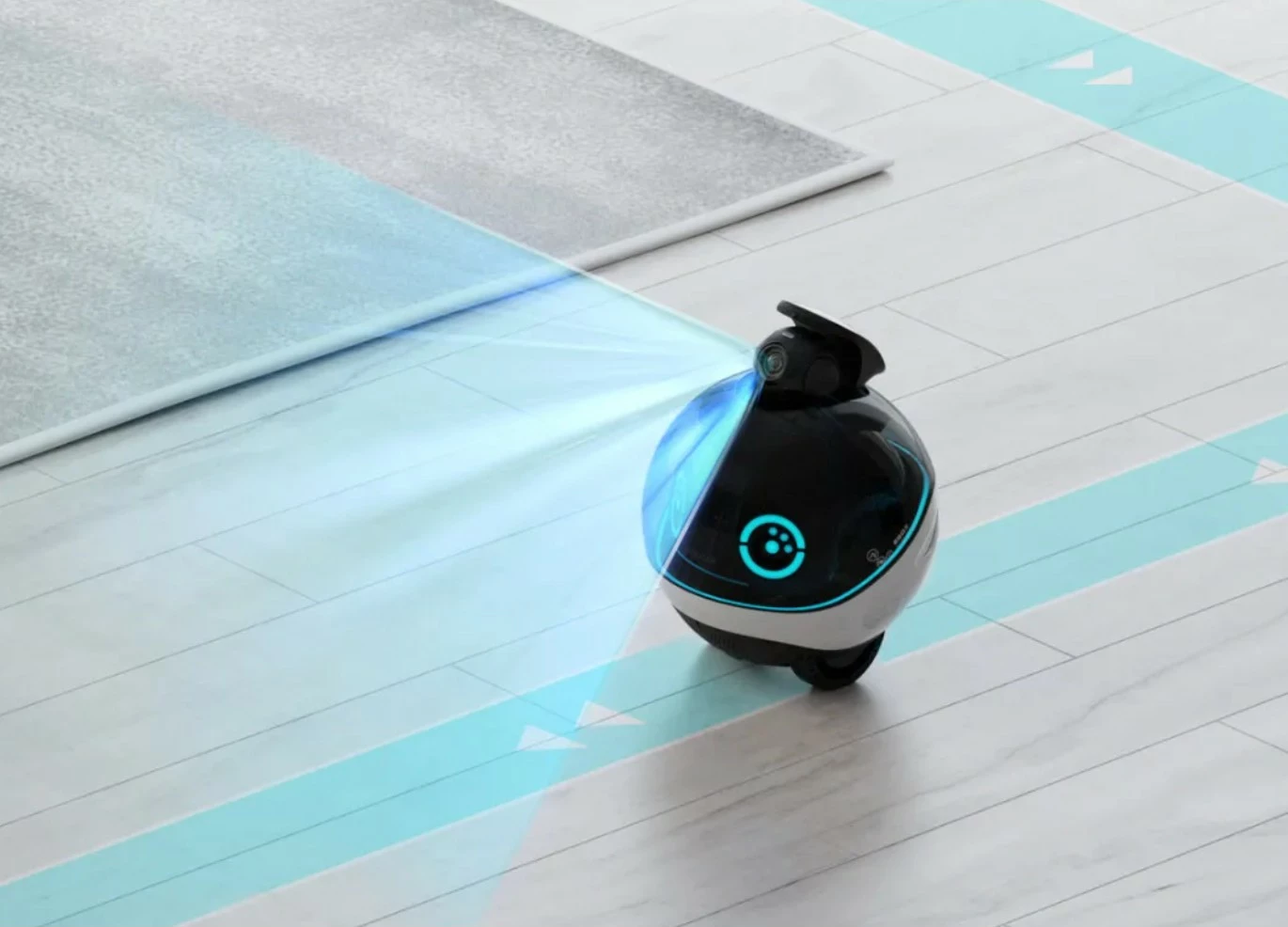 Robot shtëpiak Enabot EBO X, kamera 4K, Alexa, projektor, zi
