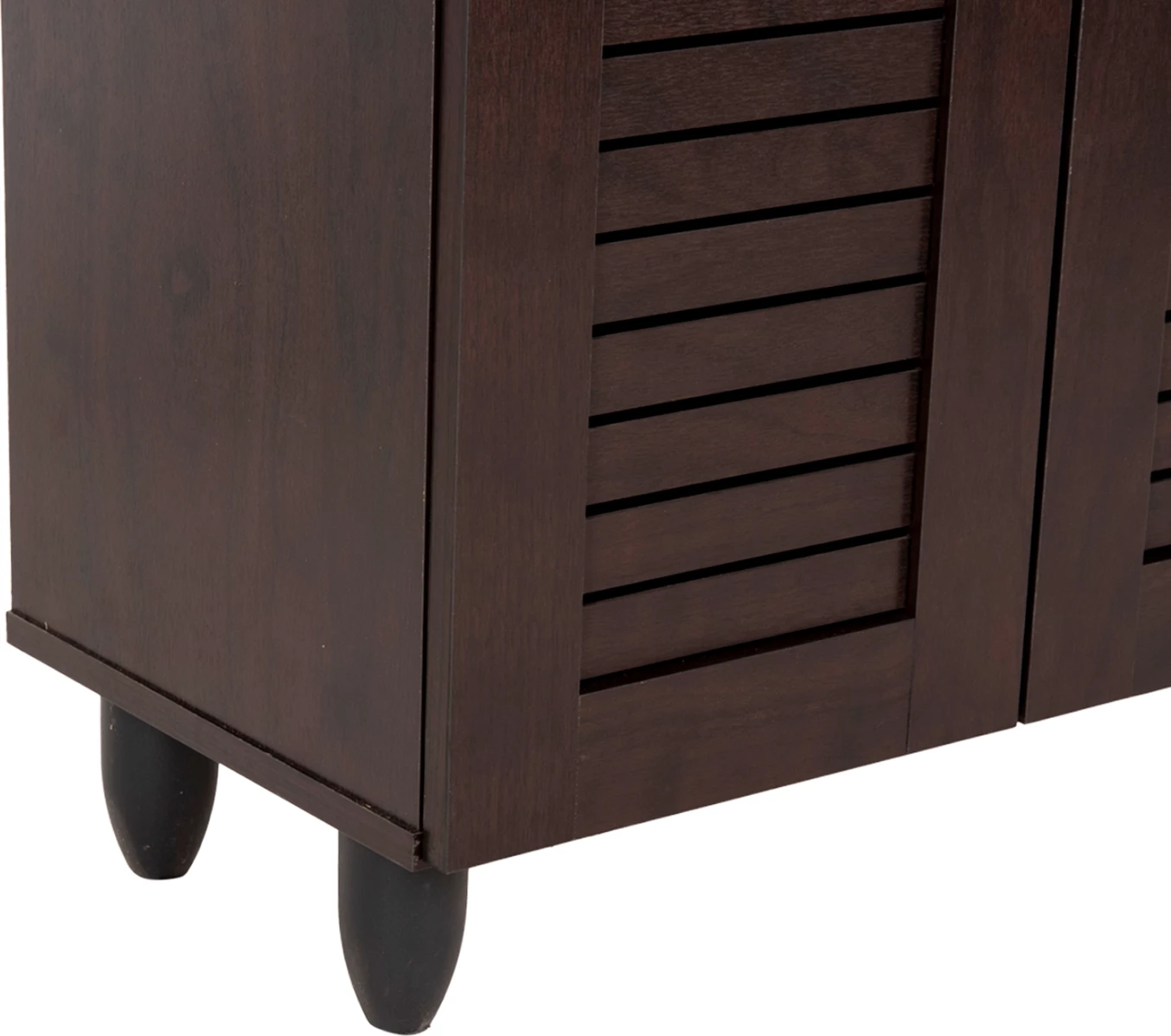 Dollap këpucësh PROLLY FH9608.01 melaminë ngjyrë wenge-2 dyer-4 rafte 60x34x88Hcm