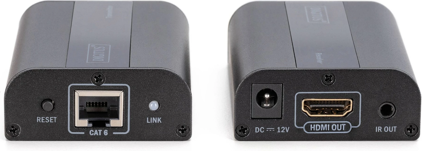 Set transmetues & pranues HDMI Digitus 4K, 70m, Cat6/Cat7, i zi