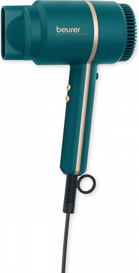 Tharëse flokësh Beurer HC35 Ocean, 2000 W, 3 nivele, jonizim, Kaltër-turkeze