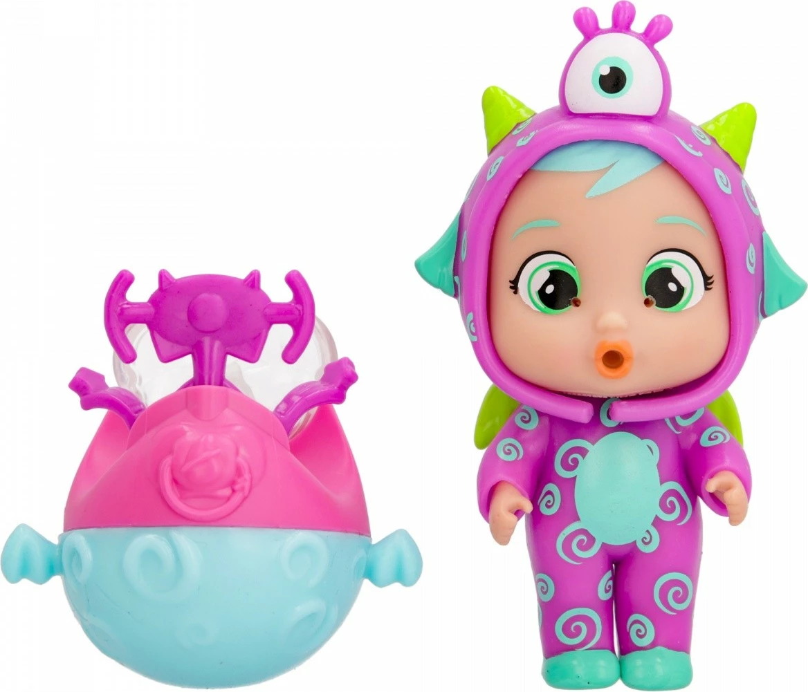 Kukull Cry Babies Stars Jumpy Monsters Fuzz, Tm Toys, IMC913653, plastikë, me aksesorë