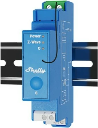 Rele solid Shelly Qubino Wave Pro 1, 25 mW, 1 kanal, Blu