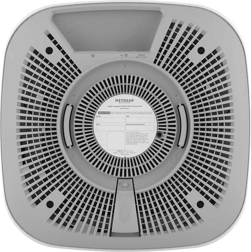 Access point NETGEAR WAX618, WiFi 6, 2400 Mbit/s, Bardhë