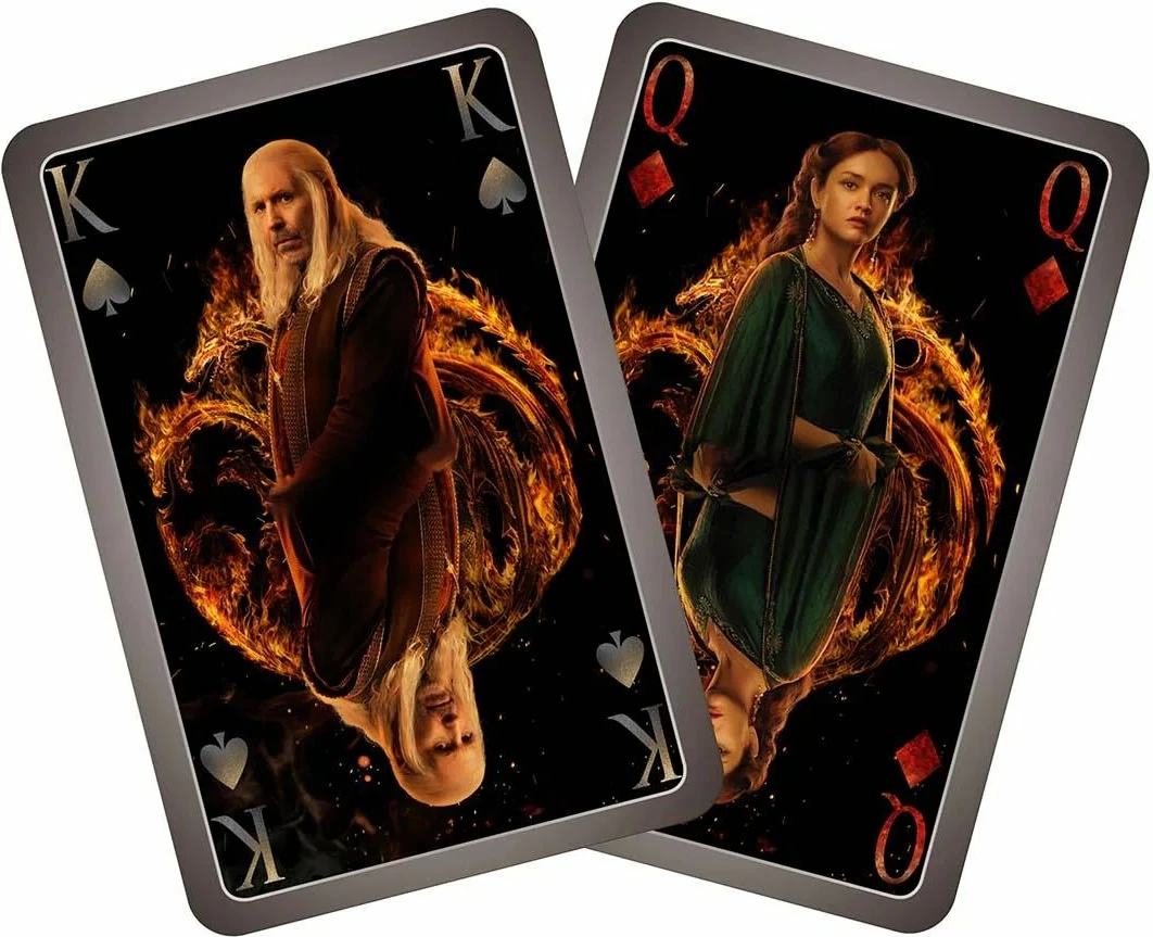 Letra loje Winning Moves Waddingtons No.1 House of the Dragon, 52 letra + 2 joker, set