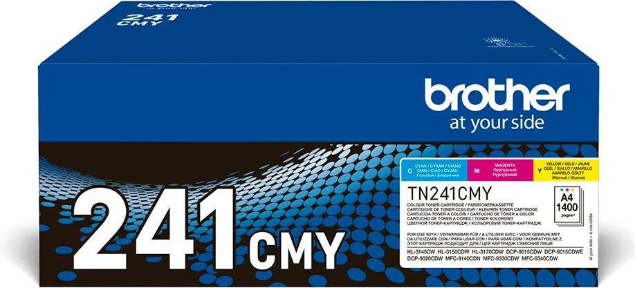 Toner Brother TN-241CMY multipack, origjinal, 3 ngjyra (C/M/Y), 1400 faqe