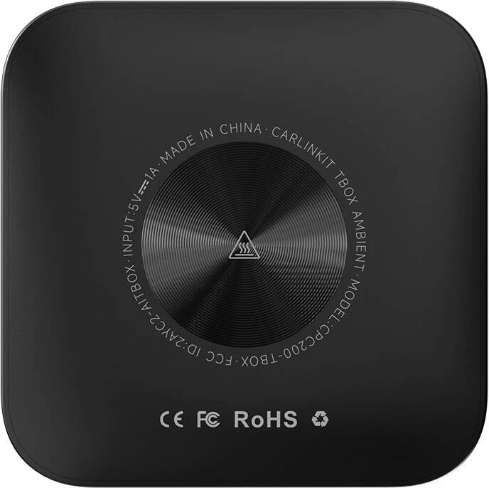 Adapter wireless Carlinkit TBOX-Plus, 8+128GB, për Apple CarPlay/Android Auto, i zi