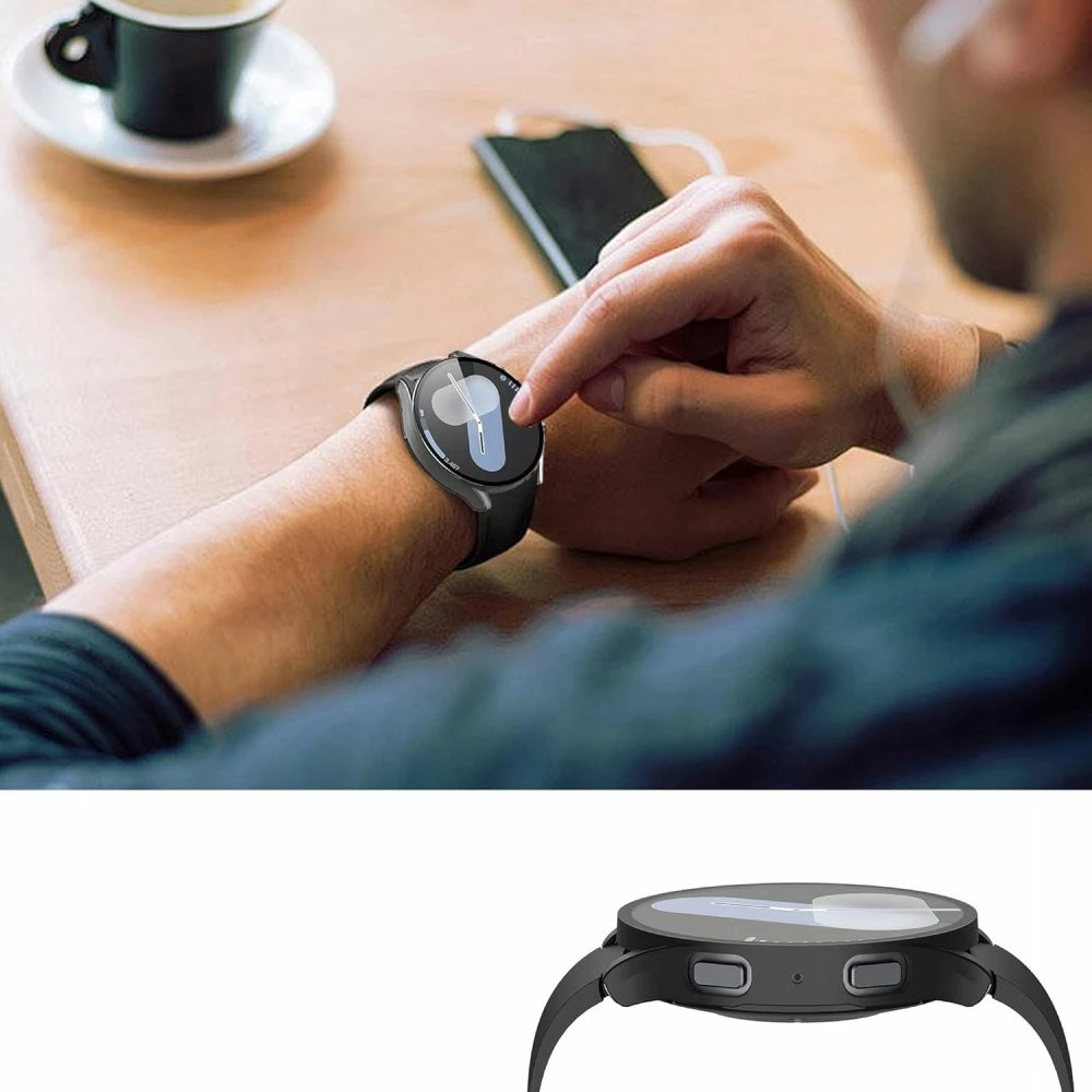 Mbështjellës Tech-Protect Defense360 për Samsung Galaxy Watch 7 44mm, Zi