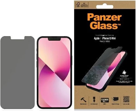 Xham mbrojtës PanzerGlass Standard Super+ për iPhone 13 mini, privatizues, antibakterial