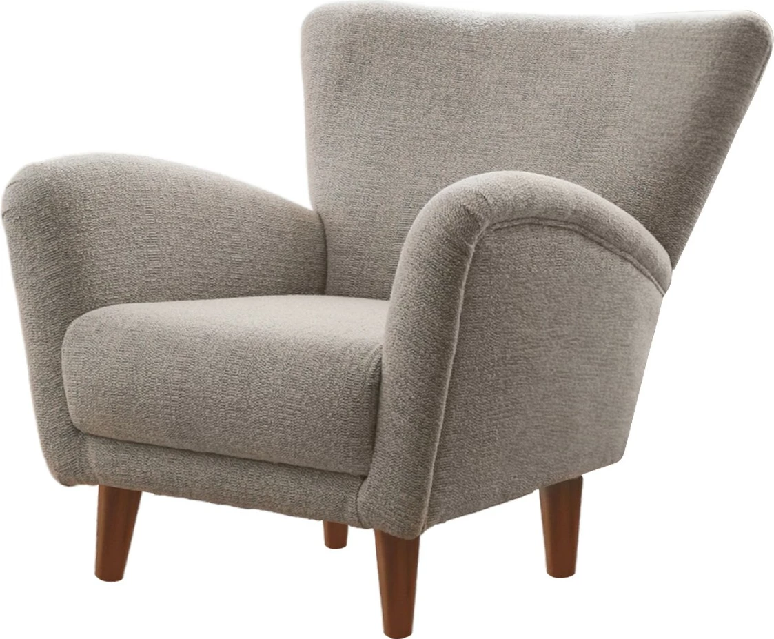 Karrige krahu Atelier del Sofa, teddy, ngjyrë gri