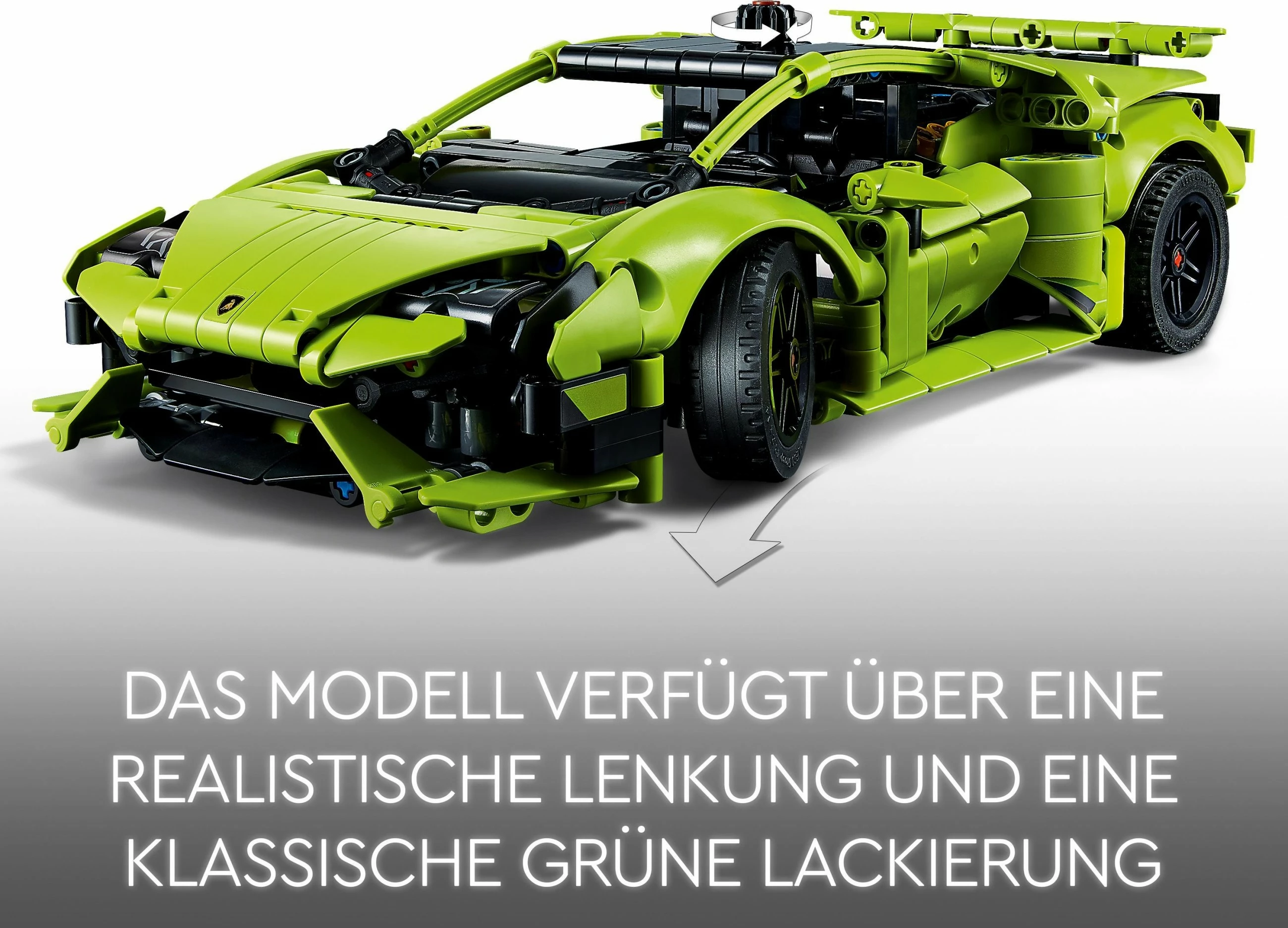 Set ndërtimi LEGO Lamborghini Huracán Tecnica, 806 pjesë, shumëngjyrësh
