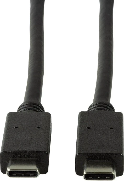 Kabulli USB-C Logilink për të dyja gjinitë, i zi