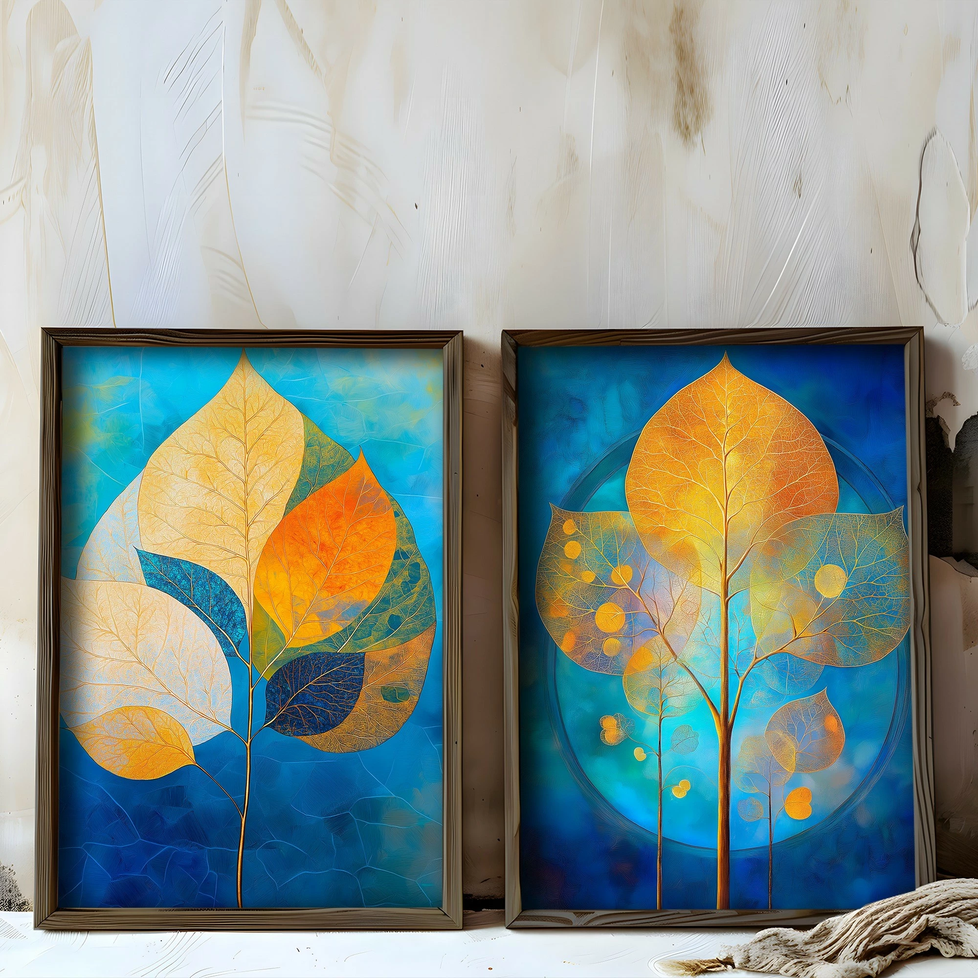 Pikturë dekorative me kornizë MDF (2 copë), Wallity, TUN137