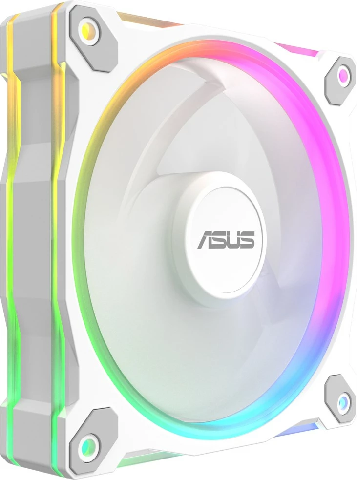 Ventilator kase ASUS Prime MR120 ARGB, 12 cm, i bardhë