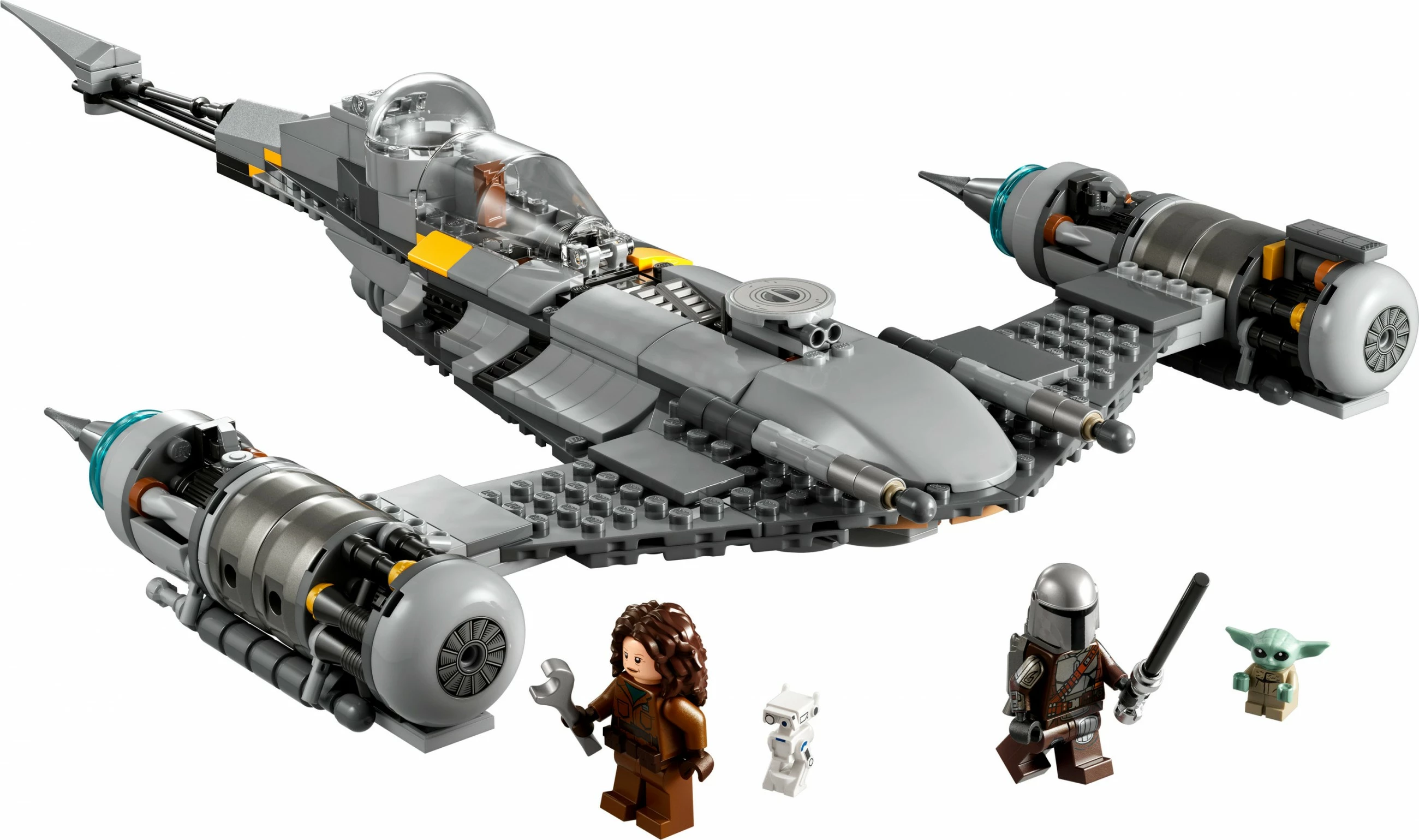 Set ndërtimi LEGO Star Wars The Mandalorian’s N-1 Starfighter, 412 pjesë, plastikë, shumëngjyrësh