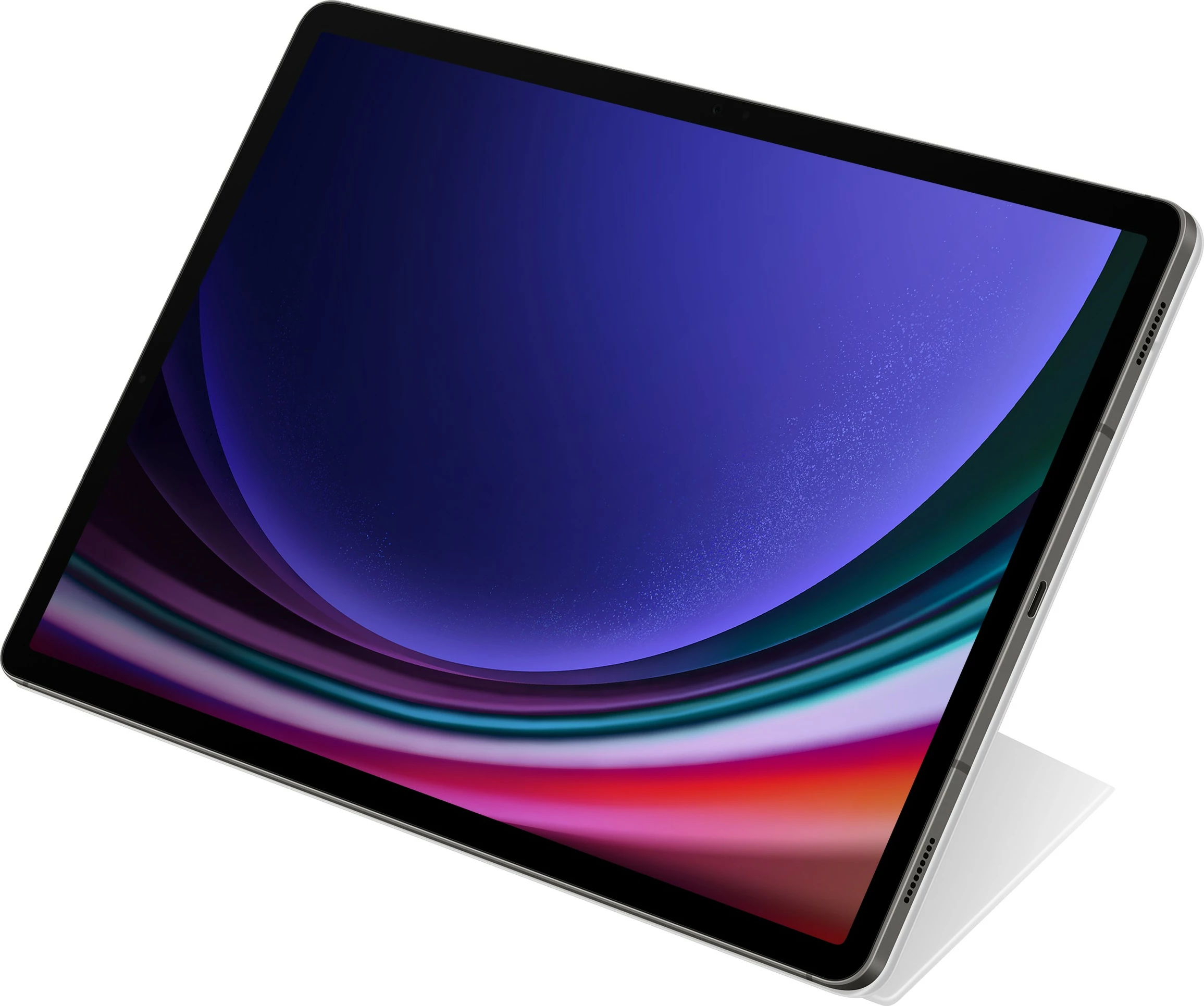 Mbështjellës Samsung Galaxy Tab S9+, Flip case, 31.5 cm, Bardhë