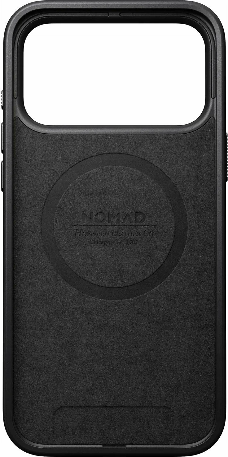 Mbështjellës Nomad Modern Leather Case për iPhone 17 Pro Max, MagSafe, lëkurë Horween, NM014247858, Rustic Brown
