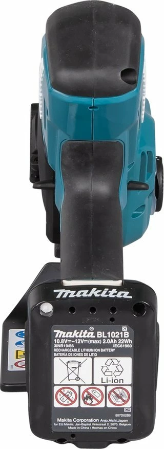 Sharrë zinxhir me bateri Makita UC100DWA01 12 V 10 cm 2 Ah blu/zezë set me 1 bateri + karikues
