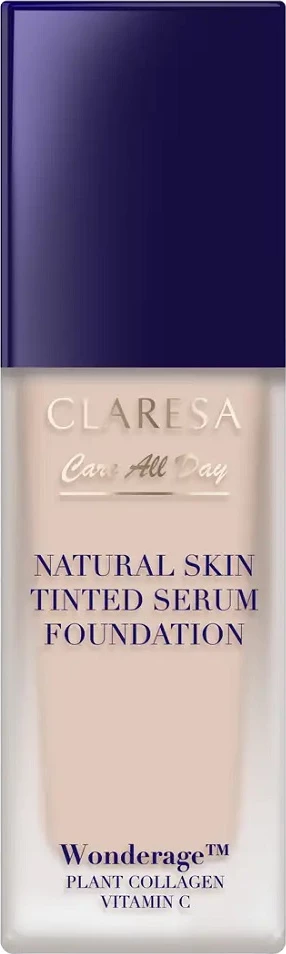 Fondatinë serum Claresa Natural Skin Tinted Serum Foundation për femra 0N Fair Neutral 32ml