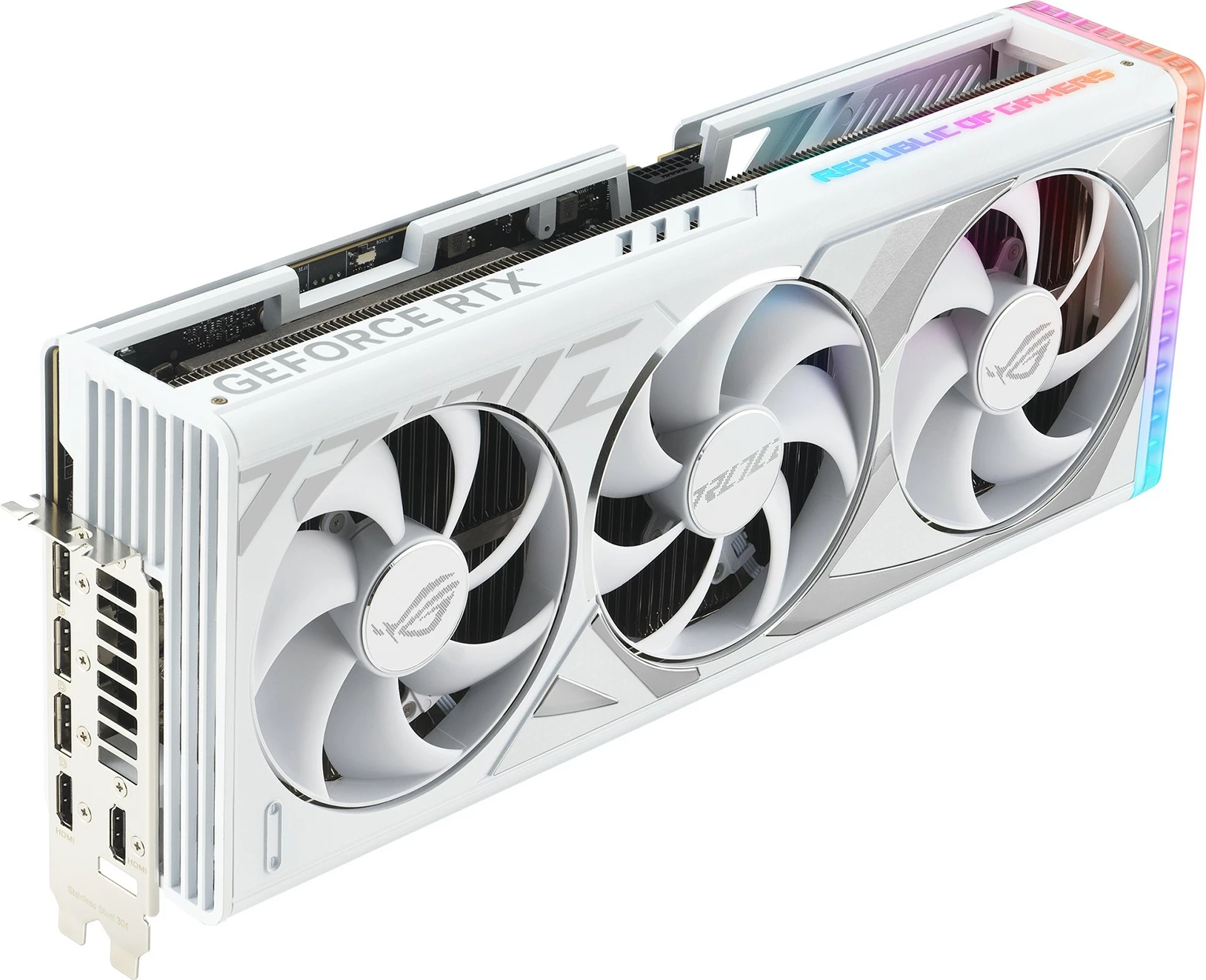 Kartelë grafike ASUS ROG Strix RTX 4090, 24 GB, GDDR6X, e bardhë