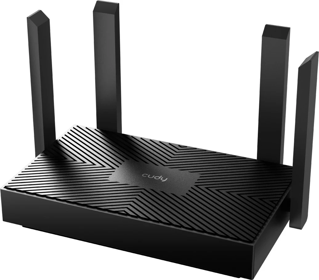 Router wireless Cudy WR1500, Wi-Fi 6, Dual-band, 4 porta Gigabit, i zi