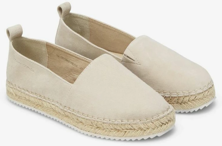 Espadrile për femra Marc O'Polo, ngjyrë bezhë