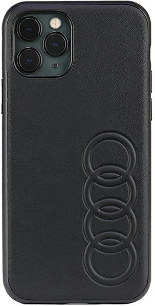 Mbështjellës Audi për iPhone 11 Pro 5.8", lëkurë sintetike, i zi