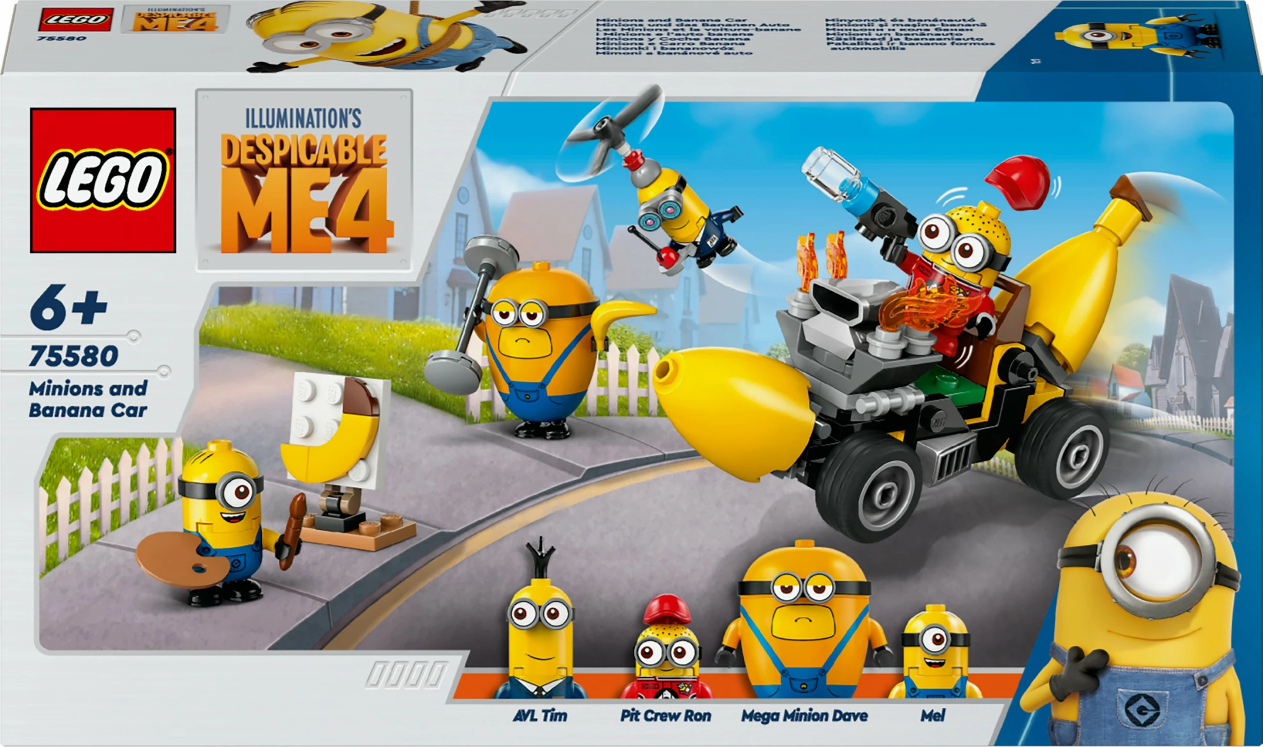 Set ndërtimi LEGO Minions 75580, 136 pjesë, shumëngjyrëshe