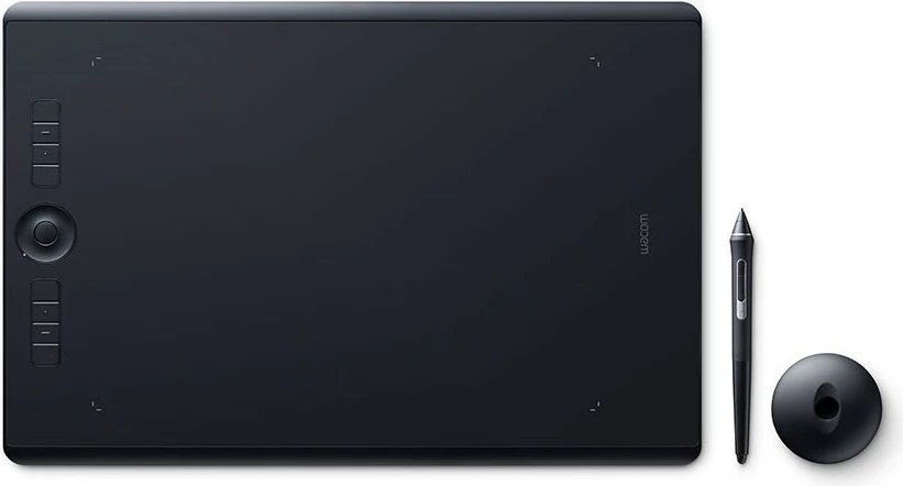 Tablet grafike Wacom Intuos Pro, Wireless, 5080 lpi, 311 x 216 mm, USB/Bluetooth, Ngjyrë e zezë