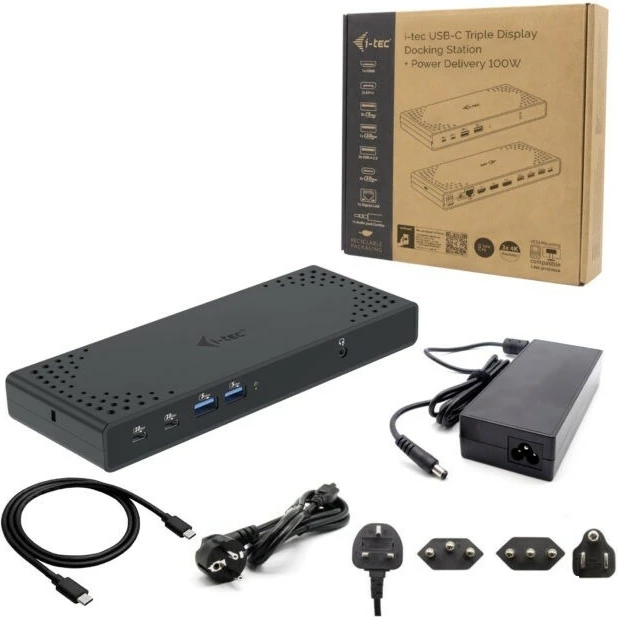 Docking station i-tec C31TRIPLE4KDOCKPD, Triple Display, Power Delivery 100W, i zi