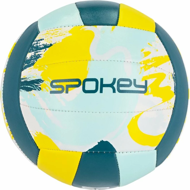 Top për volejboll Spokey, për meshkuj dhe femra, jeshil me të verdhë