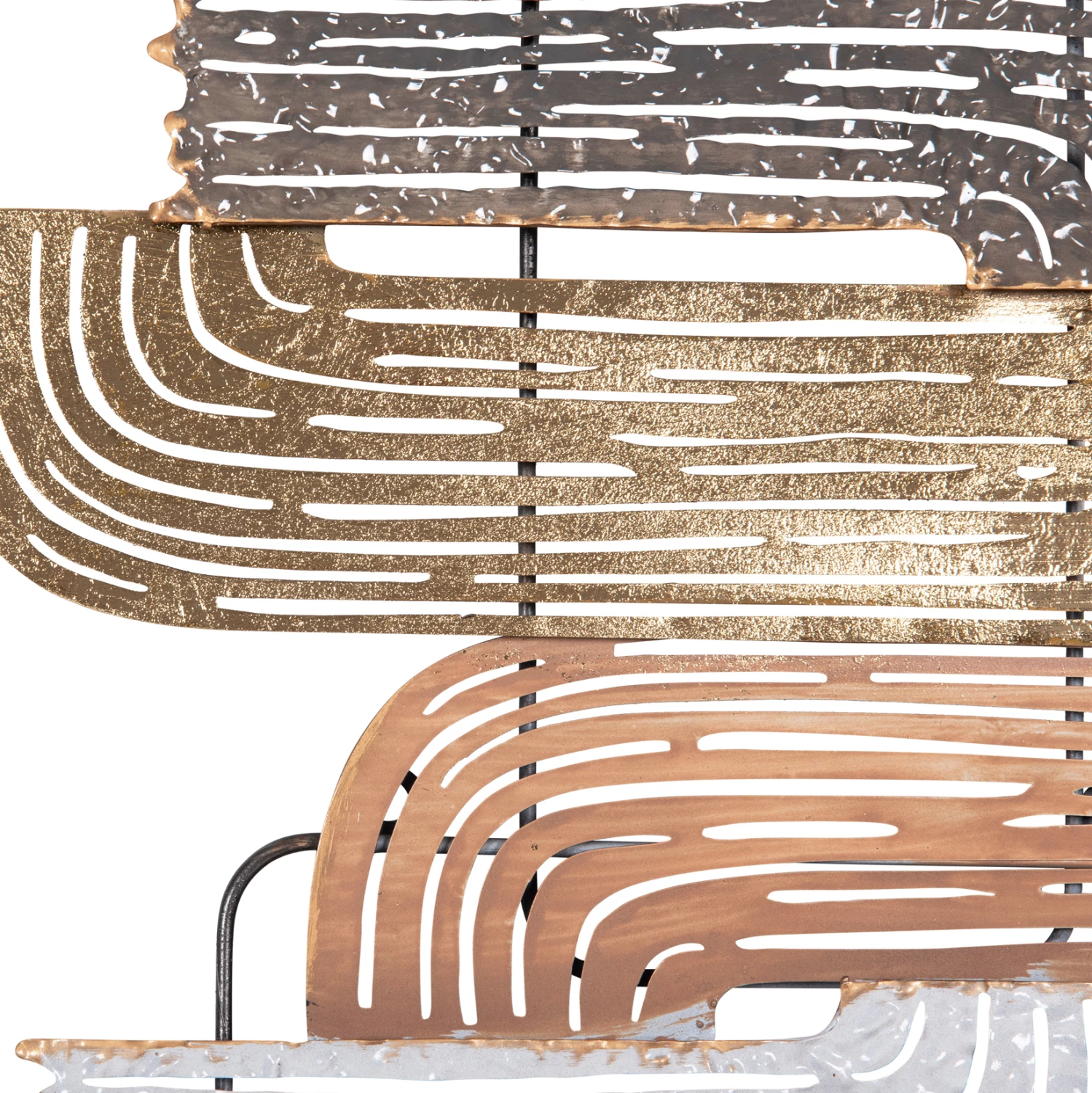 Dekor për mur FH4206 metalik në ngjyra të ndryshme 58x4x109 cm