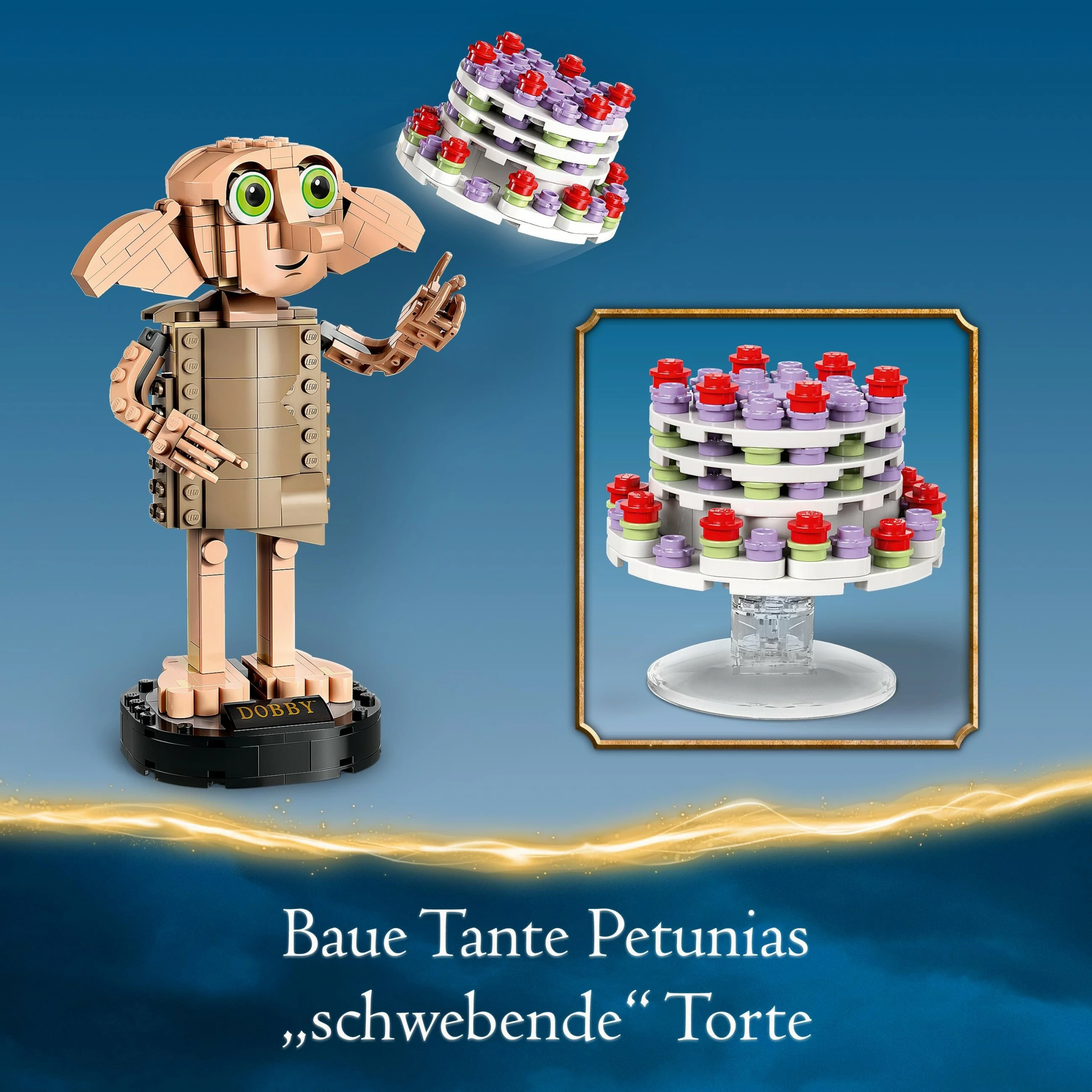 Set ndërtimi LEGO Harry Potter Dobby, 403 pjesë, shumëngjyrësh