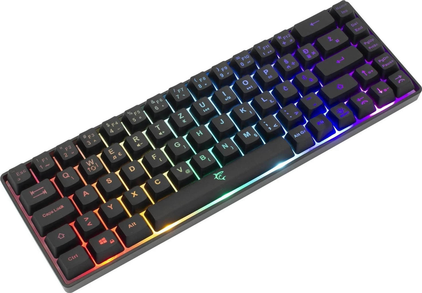 Tastierë gaming White Shark Ronin GK-2201, RGB, USB, black